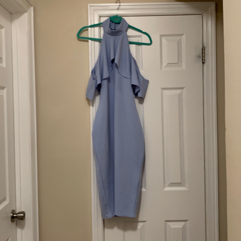 Midi high neck dress